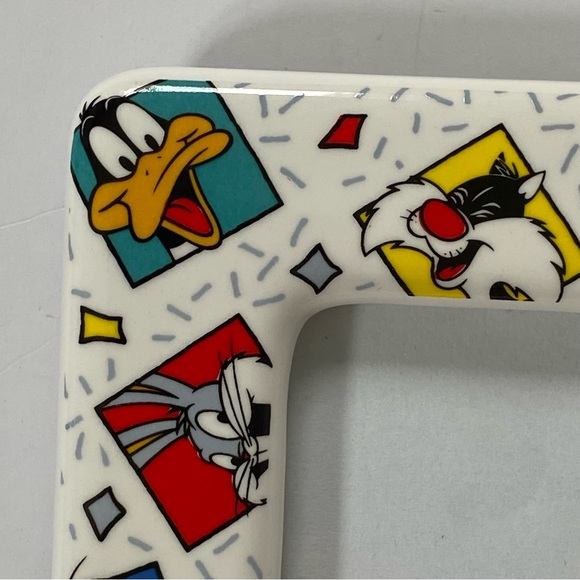 Vintage 1994 Warner Bros. Inc Looney Tunes Decor Picture Frame Bugs Bunny Tweety - Picture 14 of 16